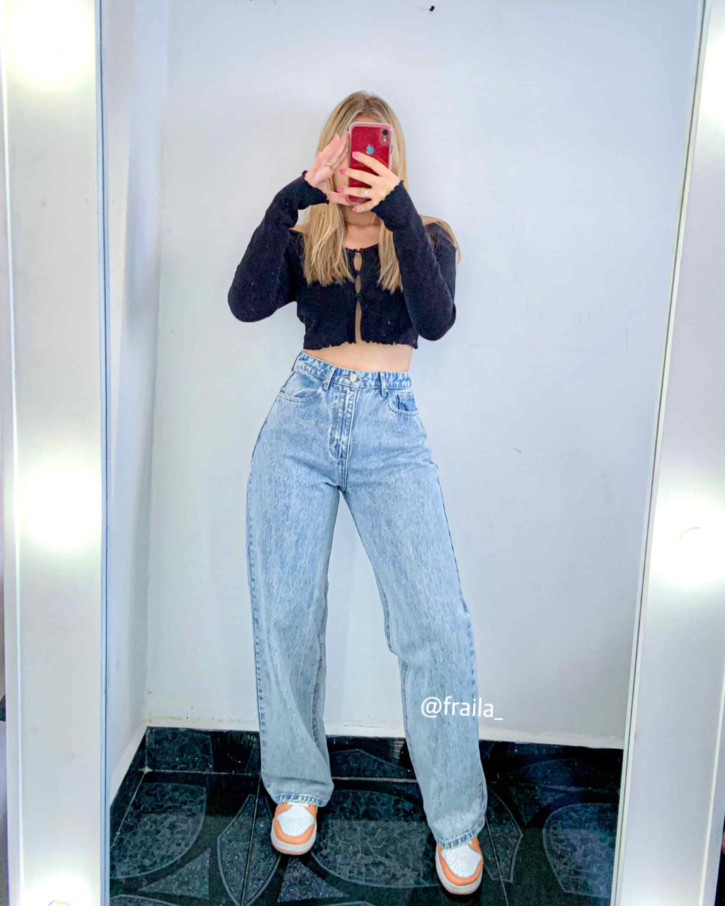 Ref 018 - Wide Leg Jean Tono Claro