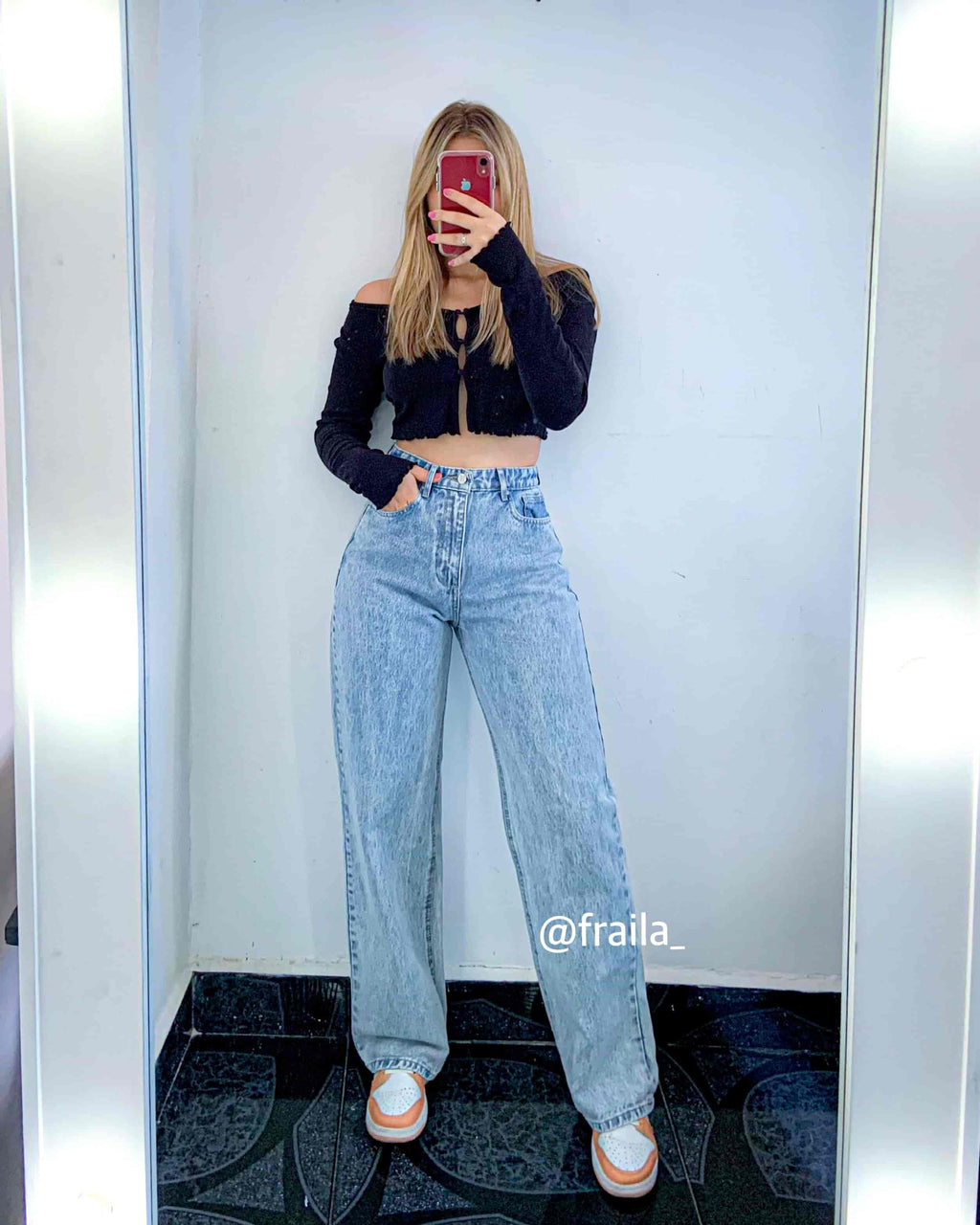 Ref 018 - Wide Leg Jean Tono Claro