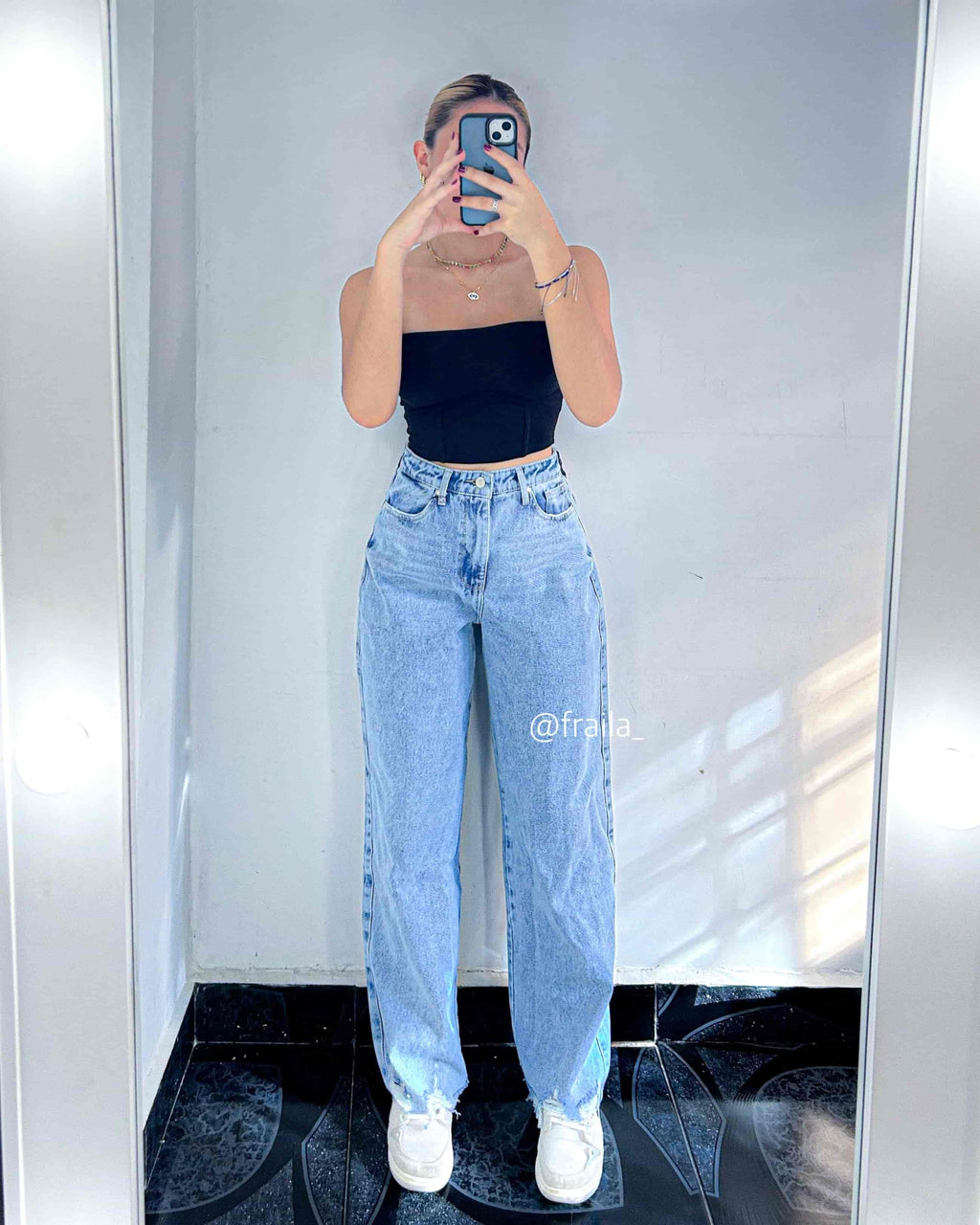 Ref 016 - Wide Leg Jean Tono Claro