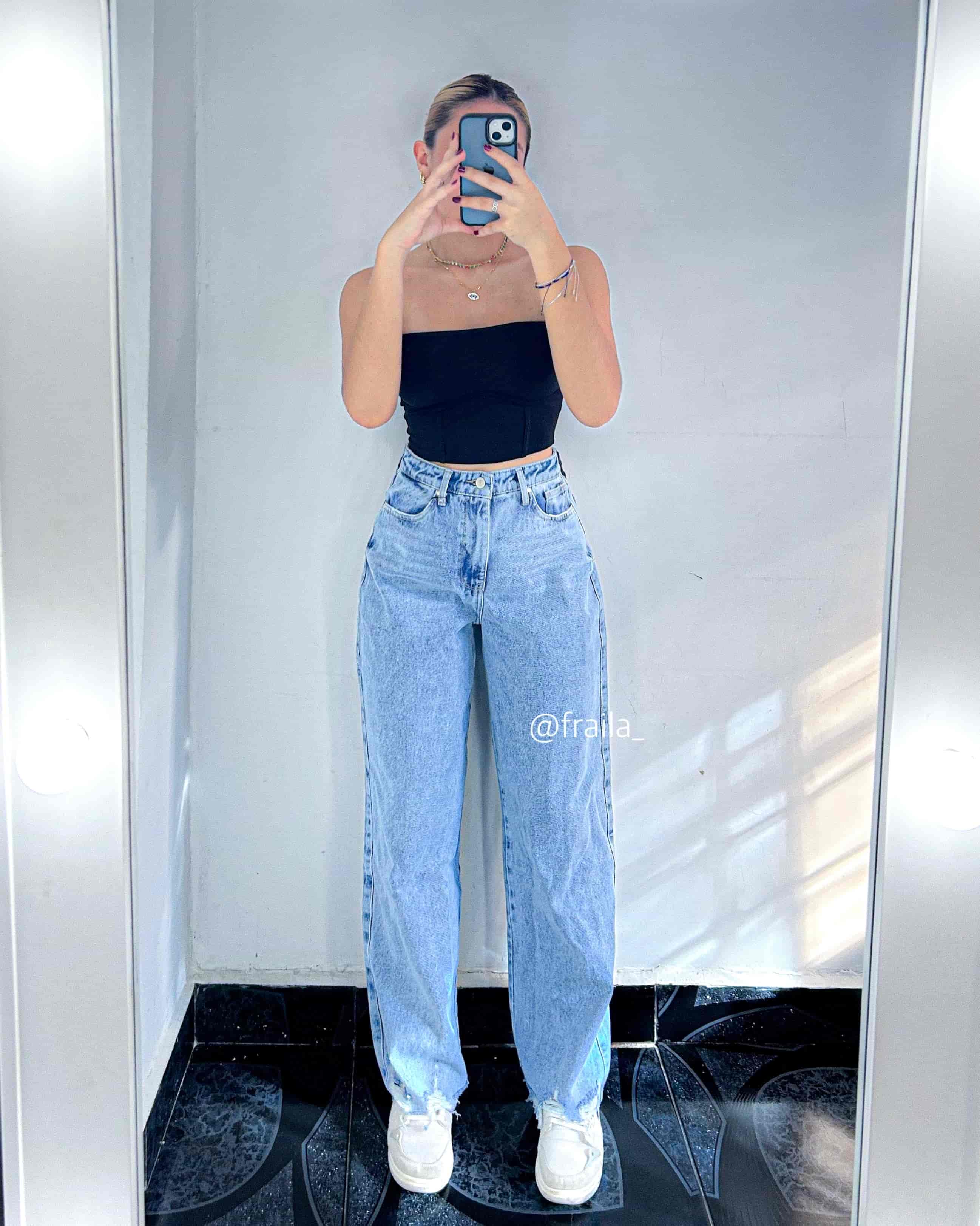 Ref 016 - Wide Leg Jean Tono Claro