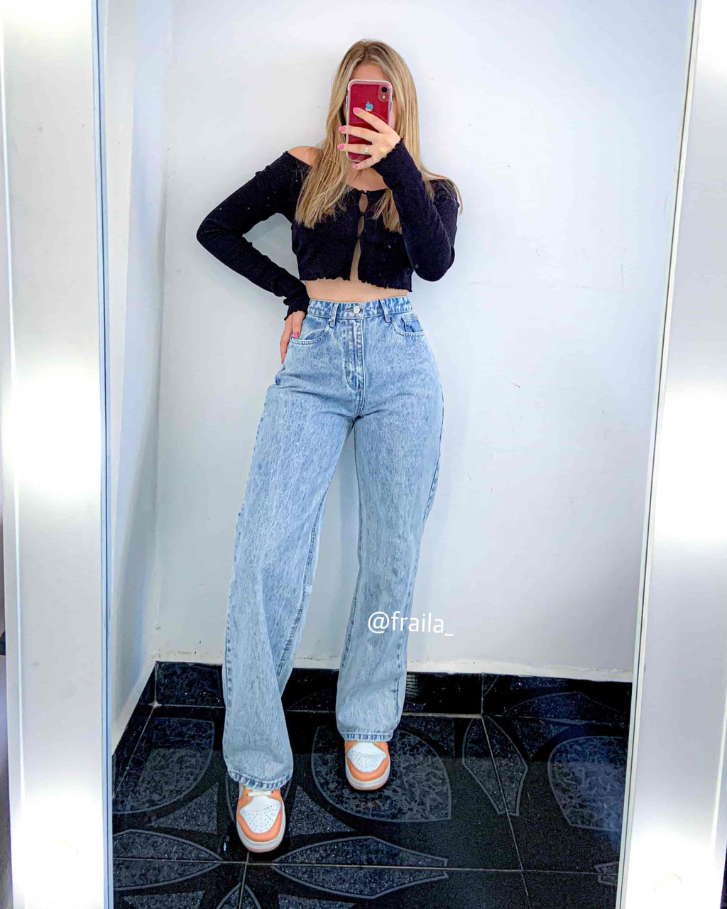 Ref 018 - Wide Leg Jean Tono Claro