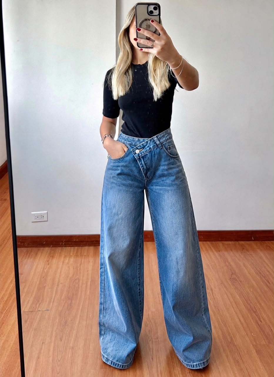 Ref 043 - Wide Leg Tono Oscuro