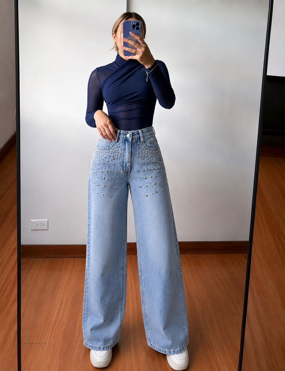 Ref 044 - Wide Leg Tono Brillos