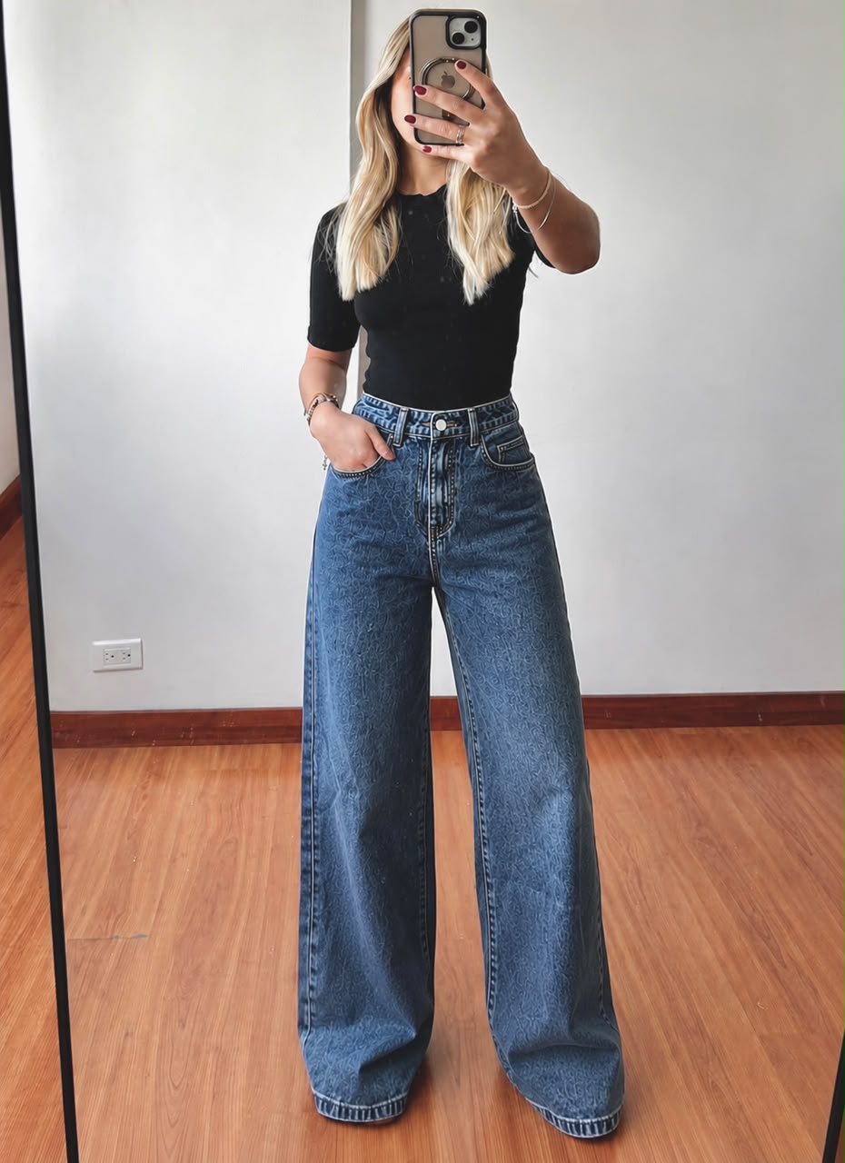 Ref 046 - Wide Leg Tono Oscuro