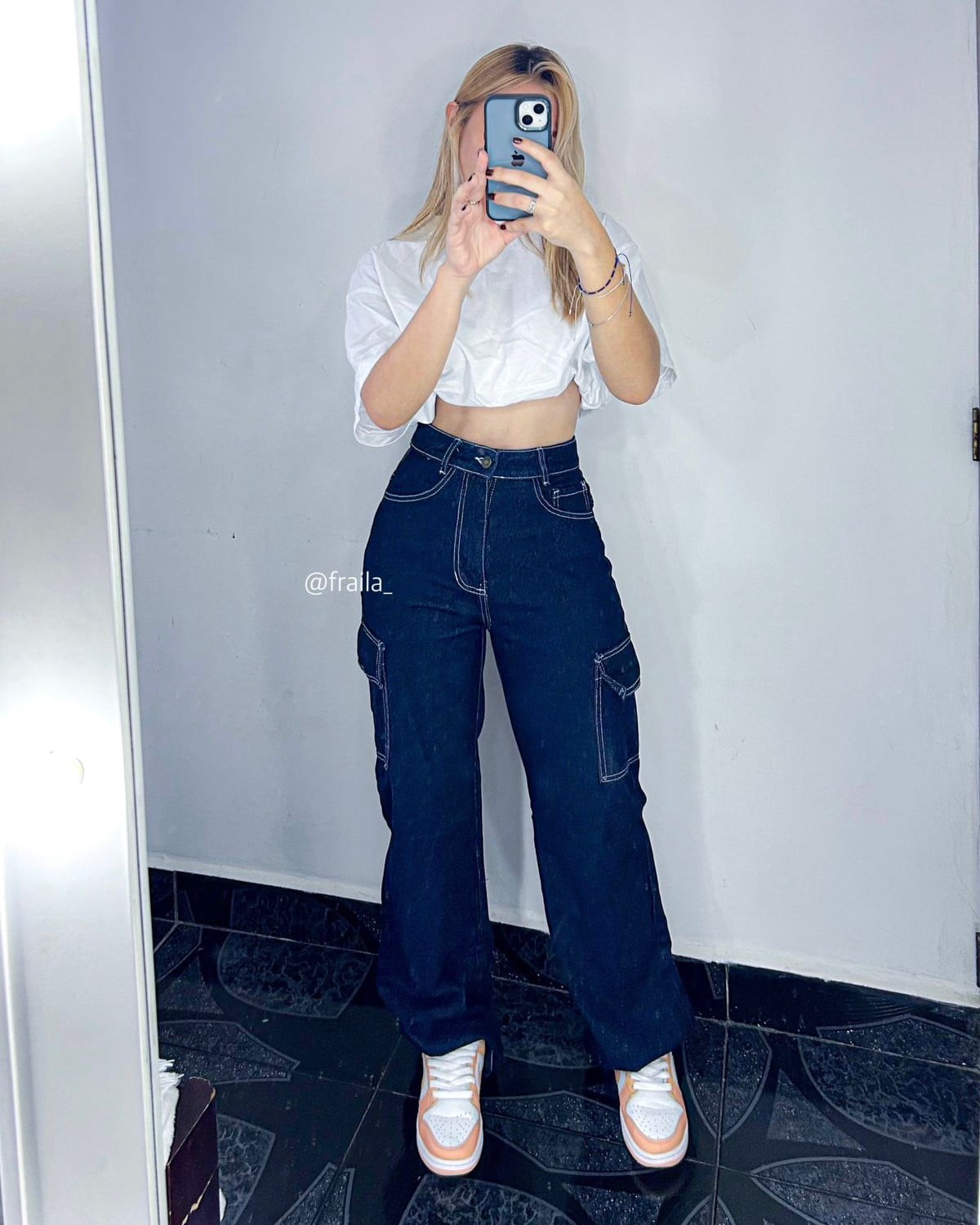 Ref 023 - Cargo Jean Azul Oscuro