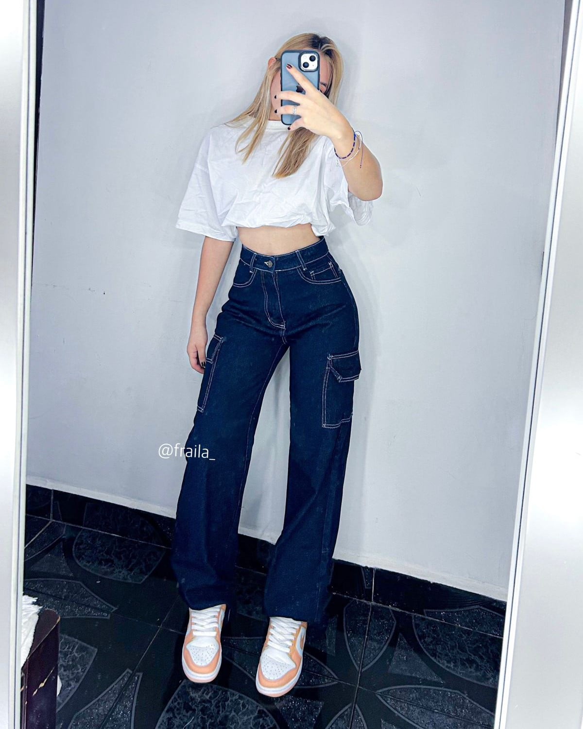 Ref 023 - Cargo Jean Azul Oscuro