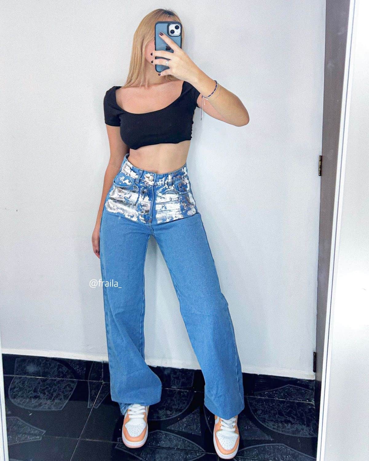 Ref 024 - Wide Leg Jean Tono Medio